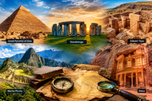 Mysteries of Ancient History featured an image of ancient monuments